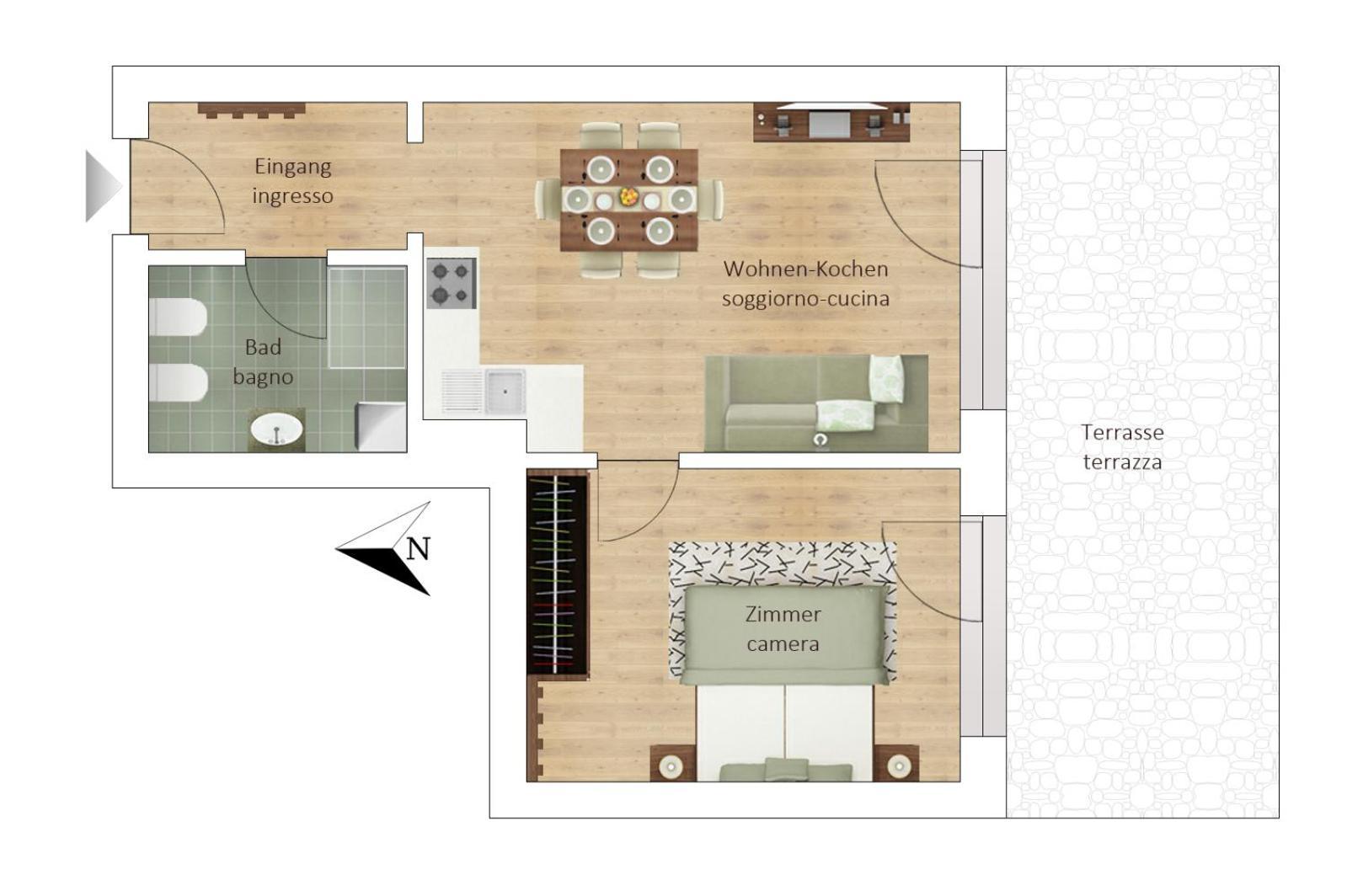 Apartamento Aurturist Sesto Habitación foto