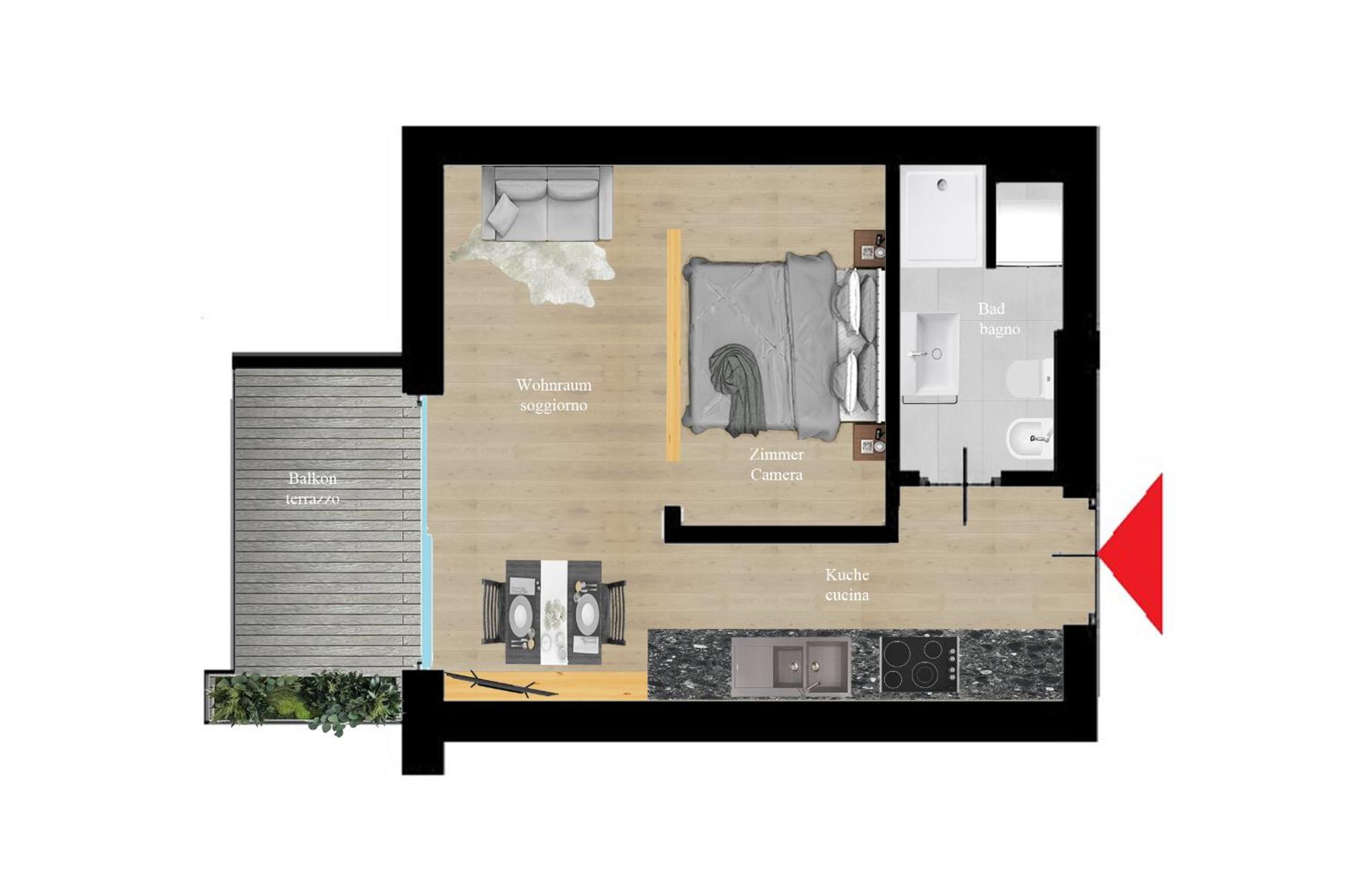 Apartamento Aurturist Sesto Habitación foto